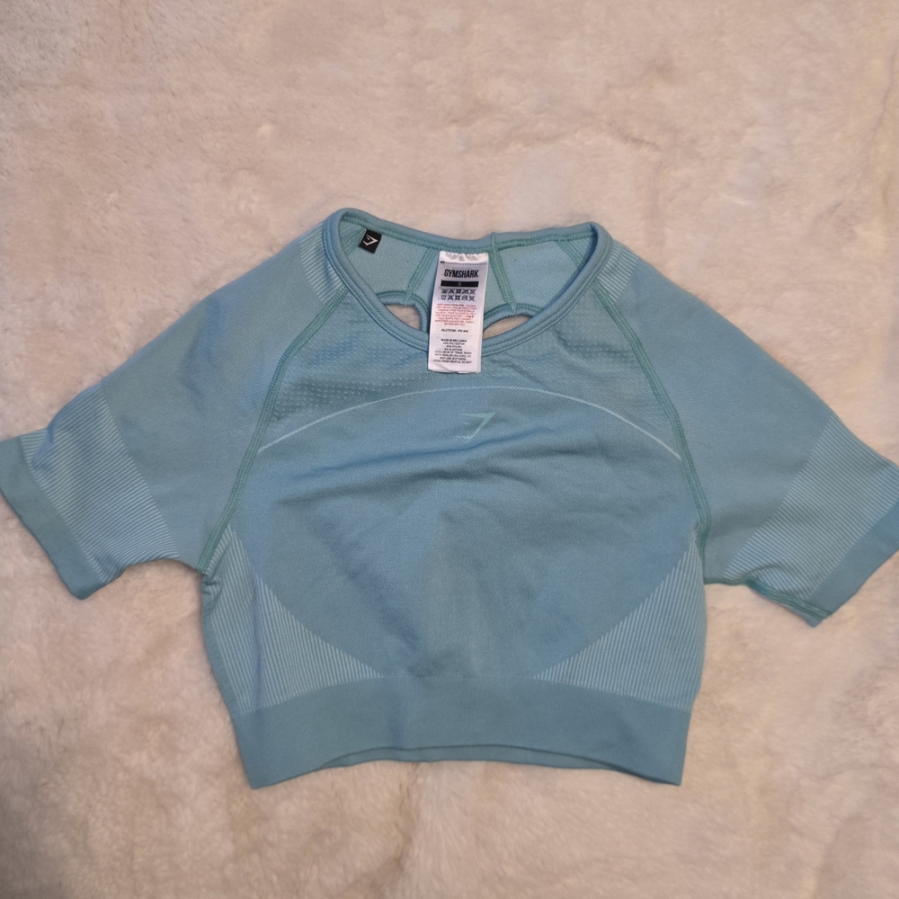 Gymshark Teal Crop Top
